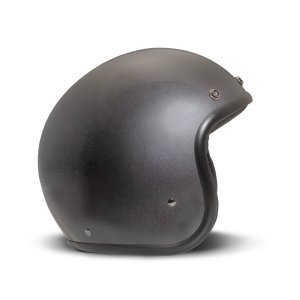 DMD Retro Metallic Grey Open Face Helmet ECE 22.06