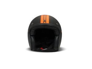 DMD Retro Star Orange Open Face Helmet ECE 22.06