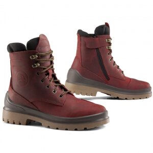 Falco Viky Motorrad Stiefel Damen Burgundy