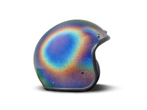 DMD Retro Rainbow Jethelm Helm Motorradhelm ECE 22.06