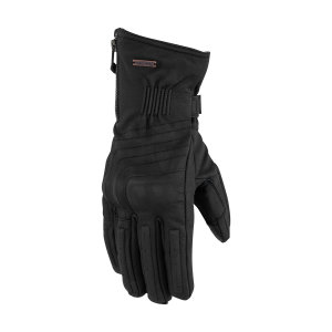 Rusty Stitches Ray Black Winter Motorcycle Gloves Men