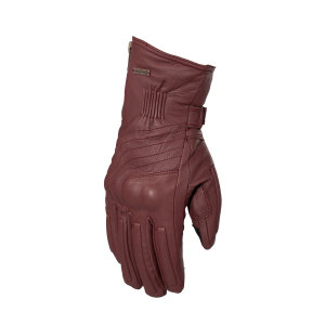 Rusty Stitches Ray Maroon Winter Motorcycle Gloves Men