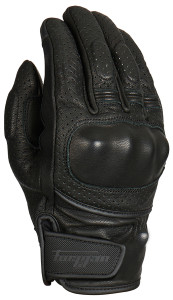 Furygan LR Jet D3O Vented Motorcycle Summer Leather Gloves Black