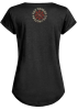 M Rokker Anthony T-Shirt Lady Black Damen Motorradshirt Schwarz