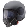 Caberg Ghost X Jethelmet Matt-Gun Metallic Motorcycle Helmet ECE 22.06