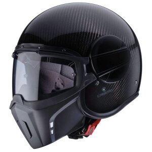 Caberg Ghost X Carbon Jethelm Schwarz Motorradhelm ECE 22.06