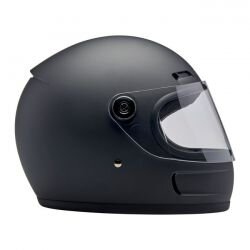 Biltwell Gringo SV Flat Black ECE 22.06 Motorcycle Helmet XS 53/54 cm