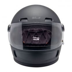 Biltwell Gringo SV Flat Black ECE 22.06 Motorcycle Helmet...