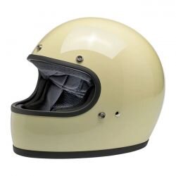 Biltwell Gringo Gloss Vintage White ECE 22.06 Motorcycle...