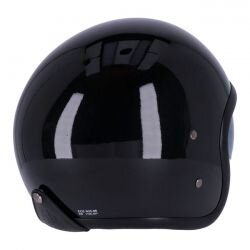 Roeg Sundown Gloss Black Motorcycle Jethelmet ECE 22.06