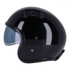 Roeg Sundown Gloss Black Motorcycle Jethelmet ECE 22.06