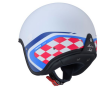Caberg Freeride X Dayota White Blue Red Motorcycle Jet Helmet ECE 22.06