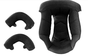 DMD Vintage Helmet Lining With Cheek Pads Black