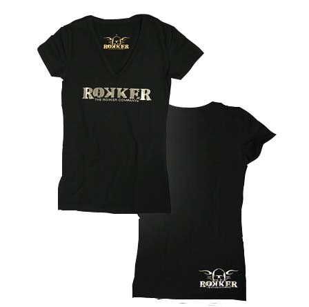 Rokker Lady Black Damen T-Shirt