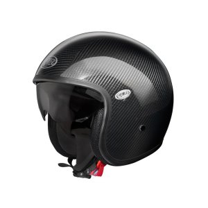 Premier Vintage Evo Carbon Open Face Helmet ECE Black